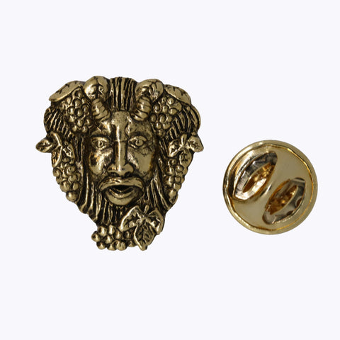 Bacchus Gold Lapel Pin