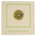 Sunflower Gold Lapel Pin