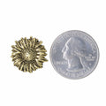 Sunflower Gold Lapel Pin