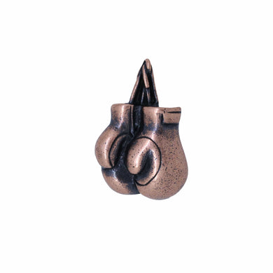 Boxing Gloves Copper Lapel Pin