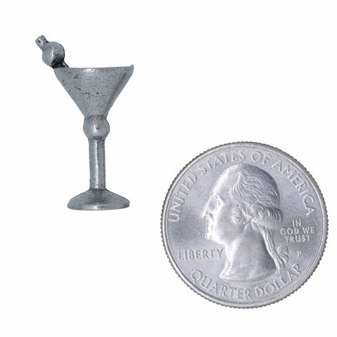 Martini Glass Lapel Pin