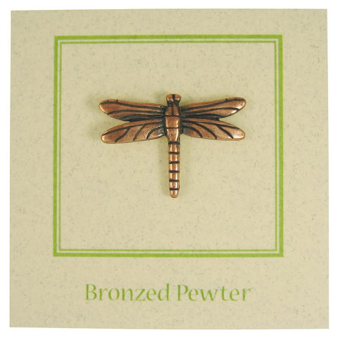Dragonfly Copper Lapel Pin