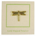 Dragonfly Gold Lapel Pin