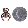 Beetle Copper Lapel Pin