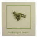 Cheetah Gold Lapel Pin