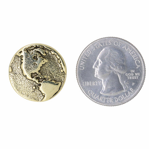 The Americas Gold Lapel Pin