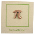 Pi Copper Lapel Pin