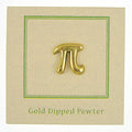 Pi Gold Lapel Pin