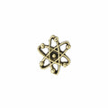 Atom Gold Lapel Pin