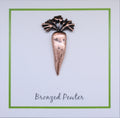 Carrot Copper Lapel Pin