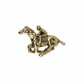 Jockey Gold Lapel Pin