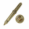 Pen Gold Lapel Pin