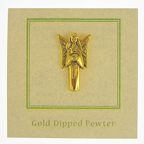 Angel Gold Lapel Pin
