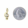 G-Clef Gold Lapel Pin