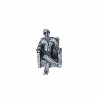 Guy in Chair Lapel Pin