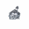 Home - Heart - Hands Lapel Pin