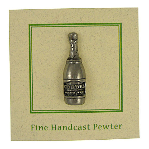 Champagne Bottle Lapel Pin