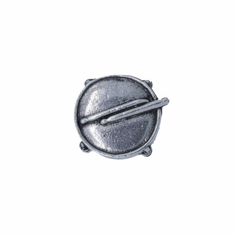 Drum w-drumsticks Lapel Pin