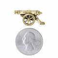 Cannon Gold Lapel Pin