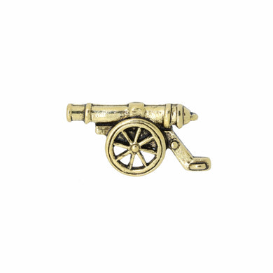 Cannon Gold Lapel Pin