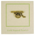 Cannon Gold Lapel Pin