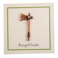 Tomahawk Copper Lapel Pin