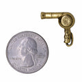 Hair Dryer Gold Lapel Pin