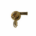 Hair Dryer Gold Lapel Pin