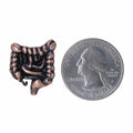 Intestines Copper Lapel Pin