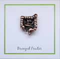 Intestines Copper Lapel Pin