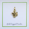 Candlestick Gold Lapel Pin