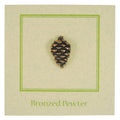 Pine Cone Copper Lapel Pin