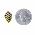 Pine Cone Gold Lapel Pin