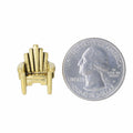 Adirondack Chair Gold Lapel Pin