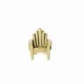 Adirondack Chair Gold Lapel Pin