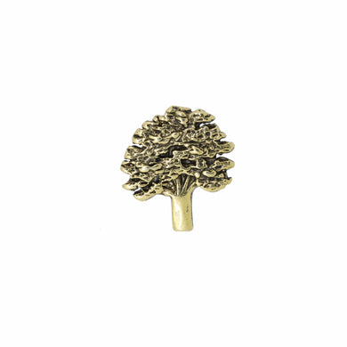 Oak Tree Gold Lapel Pin