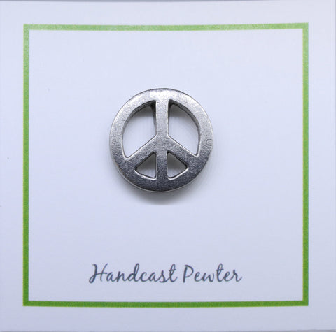 Peace Sign Lapel Pin