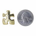 Puzzle Piece Gold Lapel Pin