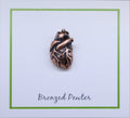 Human Heart Copper Lapel Pin