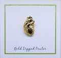 Human Heart Gold Lapel Pin