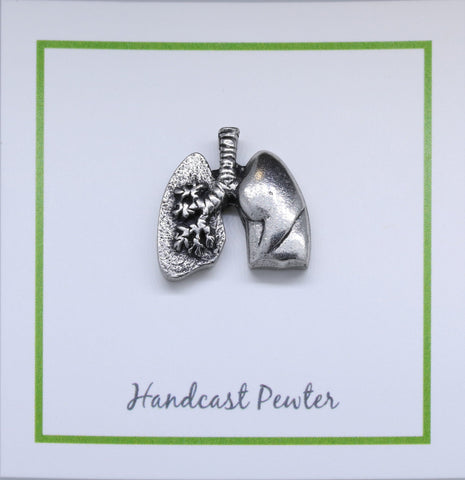 Lungs Lapel Pin