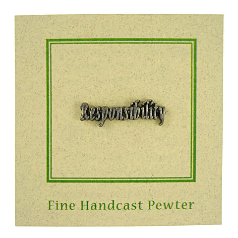 Responsibility Lapel Pin
