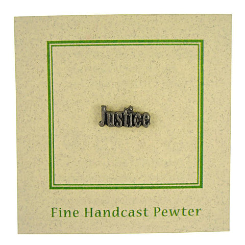 Justice Lapel Pin
