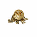 Stegosaurus Gold Lapel Pin