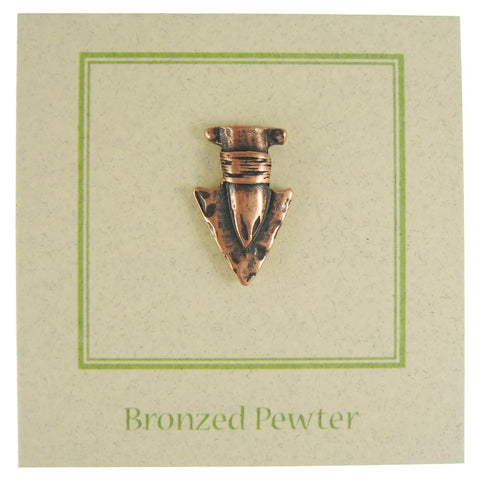 Arrowhead Copper Lapel Pin