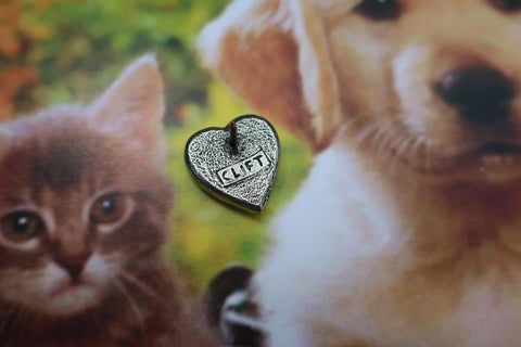 Heart and Paw Lapel Pin