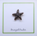 Starfish Copper Lapel Pin