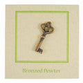 Skeleton Key Copper Lapel Pin