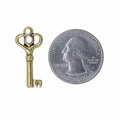 Skeleton Key Gold Lapel Pin