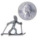 Cross Country Skier Lapel Pin